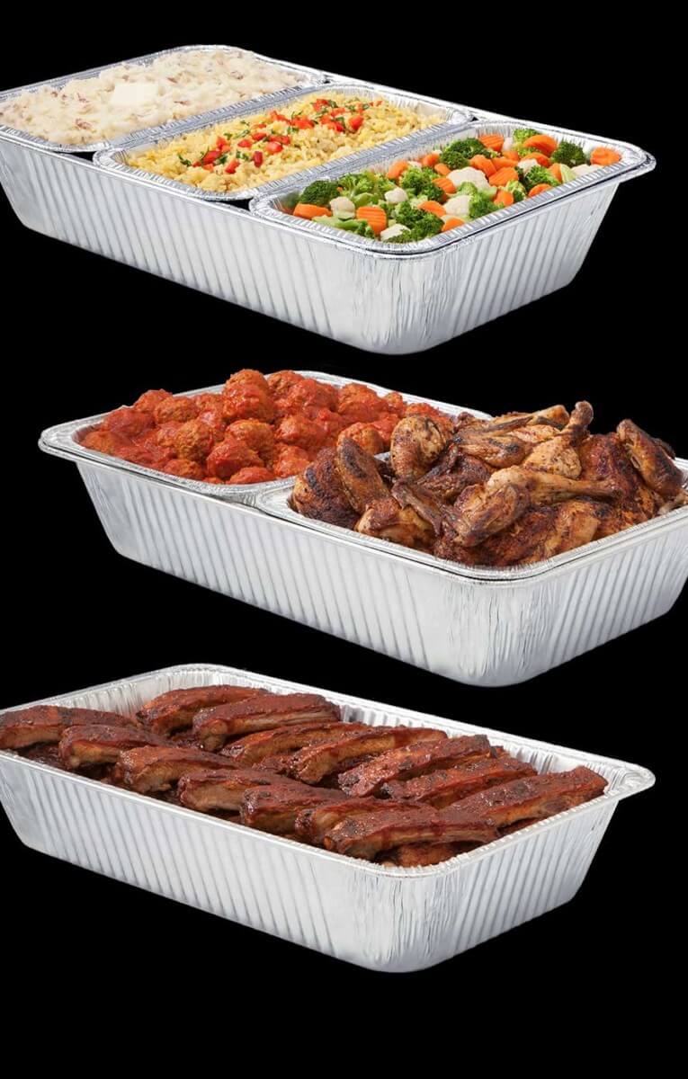 Hot Food Packing Box 8X8 Aluminum Foil Pans with Lids - China Takeaway Aluminum  Foil Tray, Aluminum Foil Container with Lid