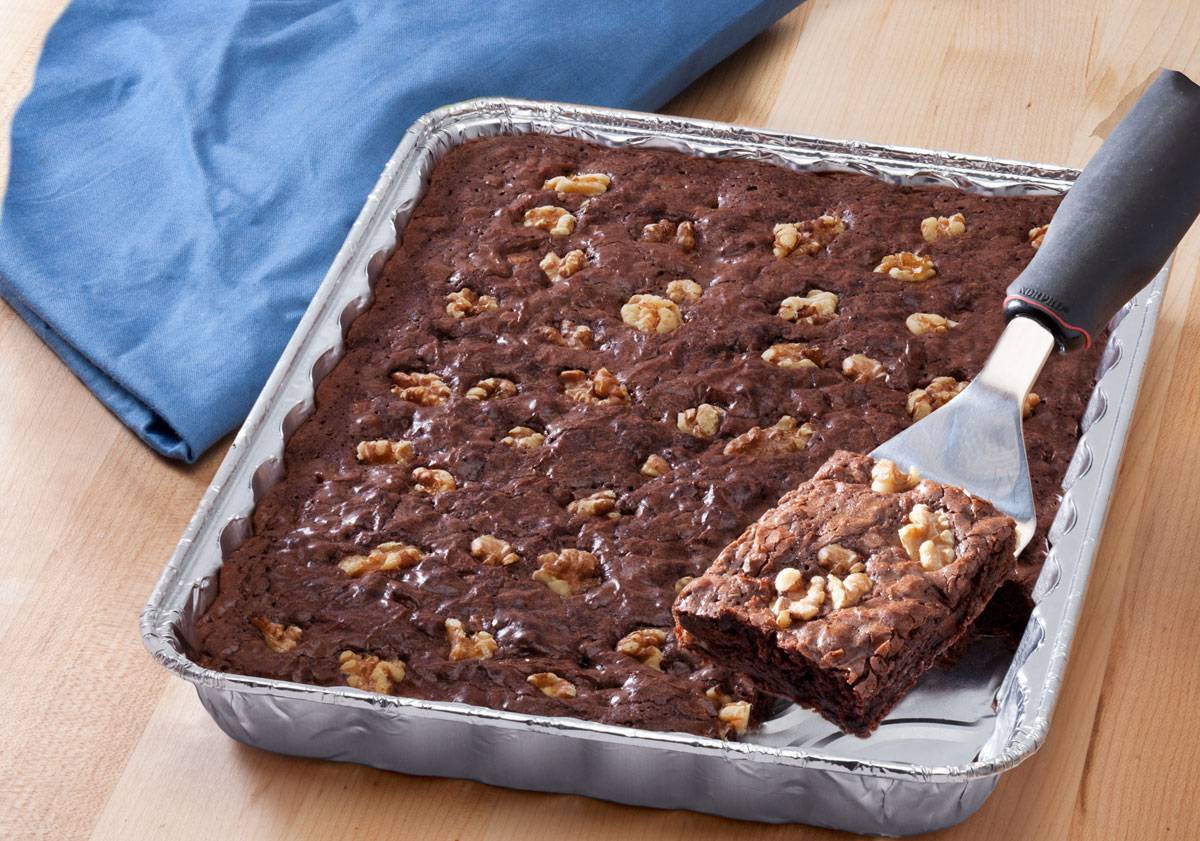 Walnut Brownie Pie