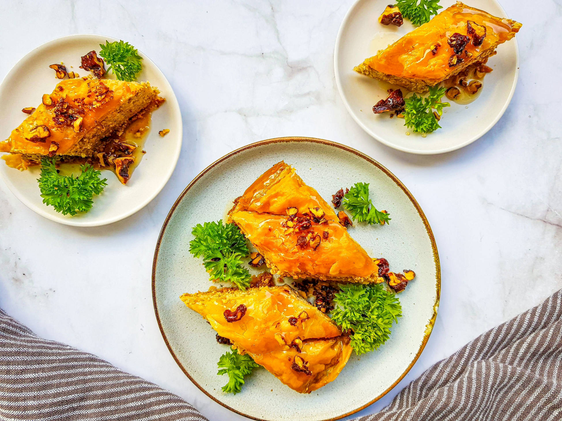 Walnut Baklava - Handi-foil - delicious homemade delicacy